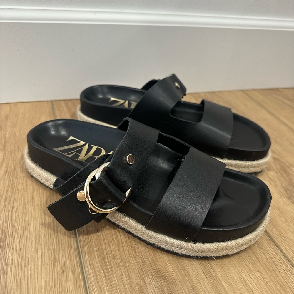 Zara Buckle Sandals